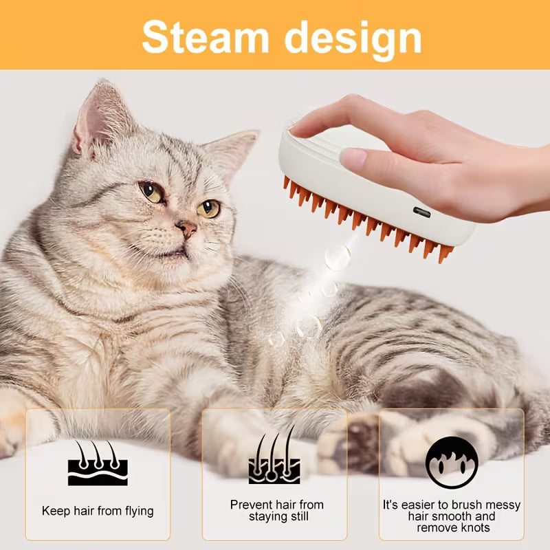 Electric Pet Grooming Brush