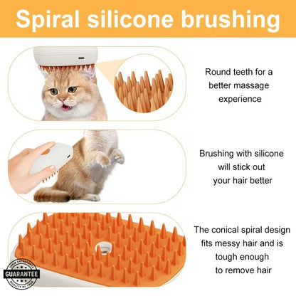 Electric Pet Grooming Brush